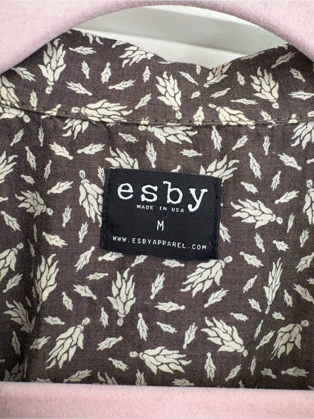 ESBY APPAREL PHILIPPA DRESS BASIL RISTRA Brown size Medium - Picture 6 of 9